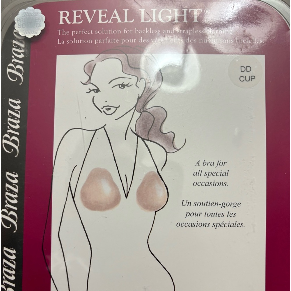 Braza Reveal Light Strapless Bra DD CUP